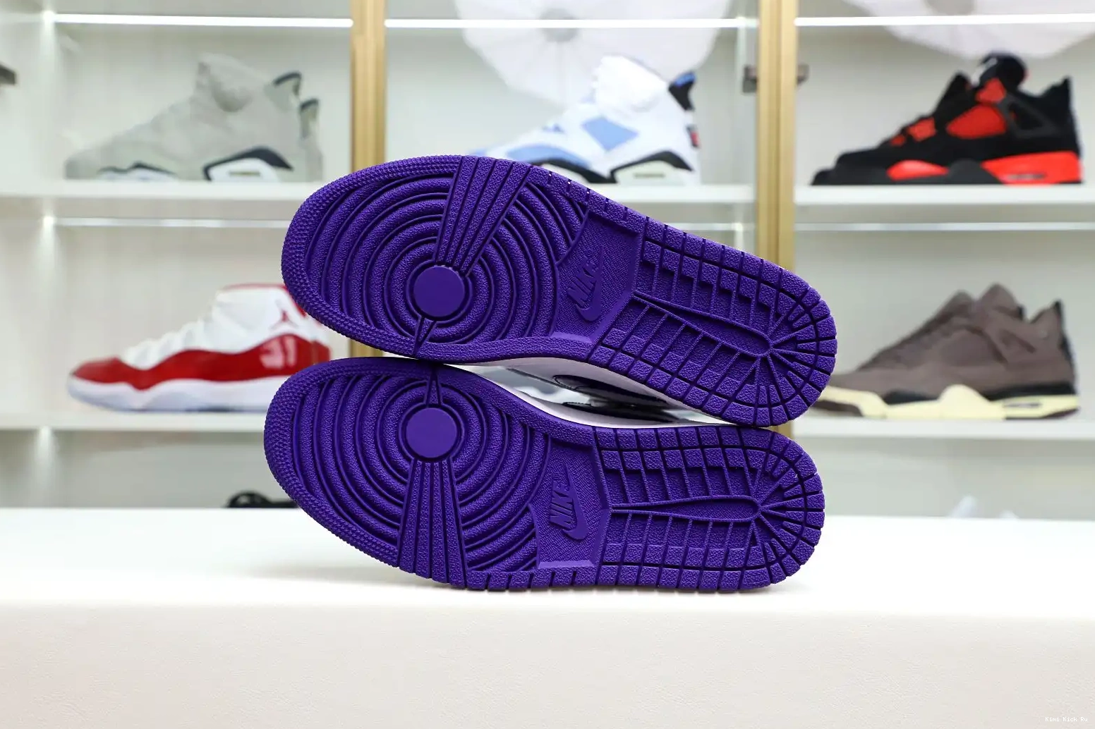 Jordan Air OG 1 High Purple Court Kimikick 0623